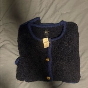 GAP Boucle Cropped Sweater Jacket